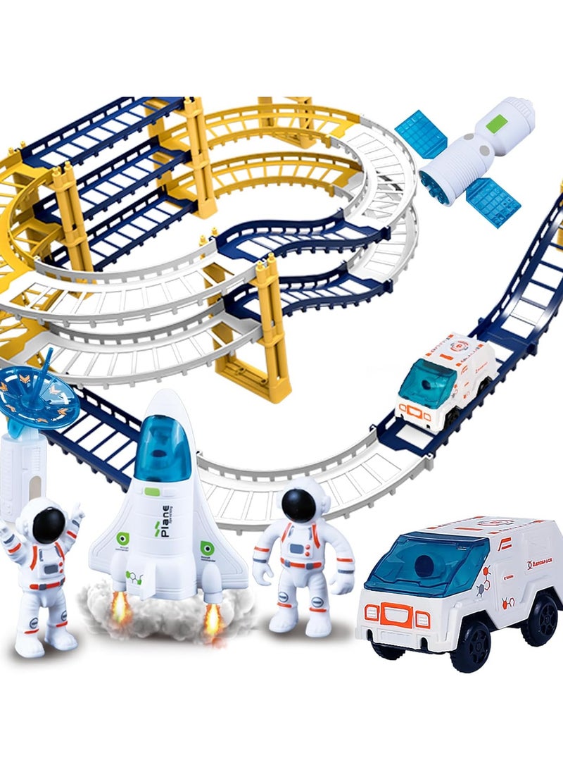 Railcar,Space Orbit Set,Exciting Toy for Boys and Girls,The to Stimulate Imagination and Have Fun with Spaceships