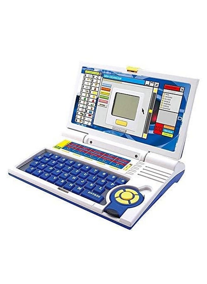 RUHANI 20 Activities Educational Laptop Toy Computer Toy with Mouse for Kids Above 3 Years - 20 Fun Activity Learning Machine, Now Learn Letter, Words, Games, Mathematics Laptop Toy