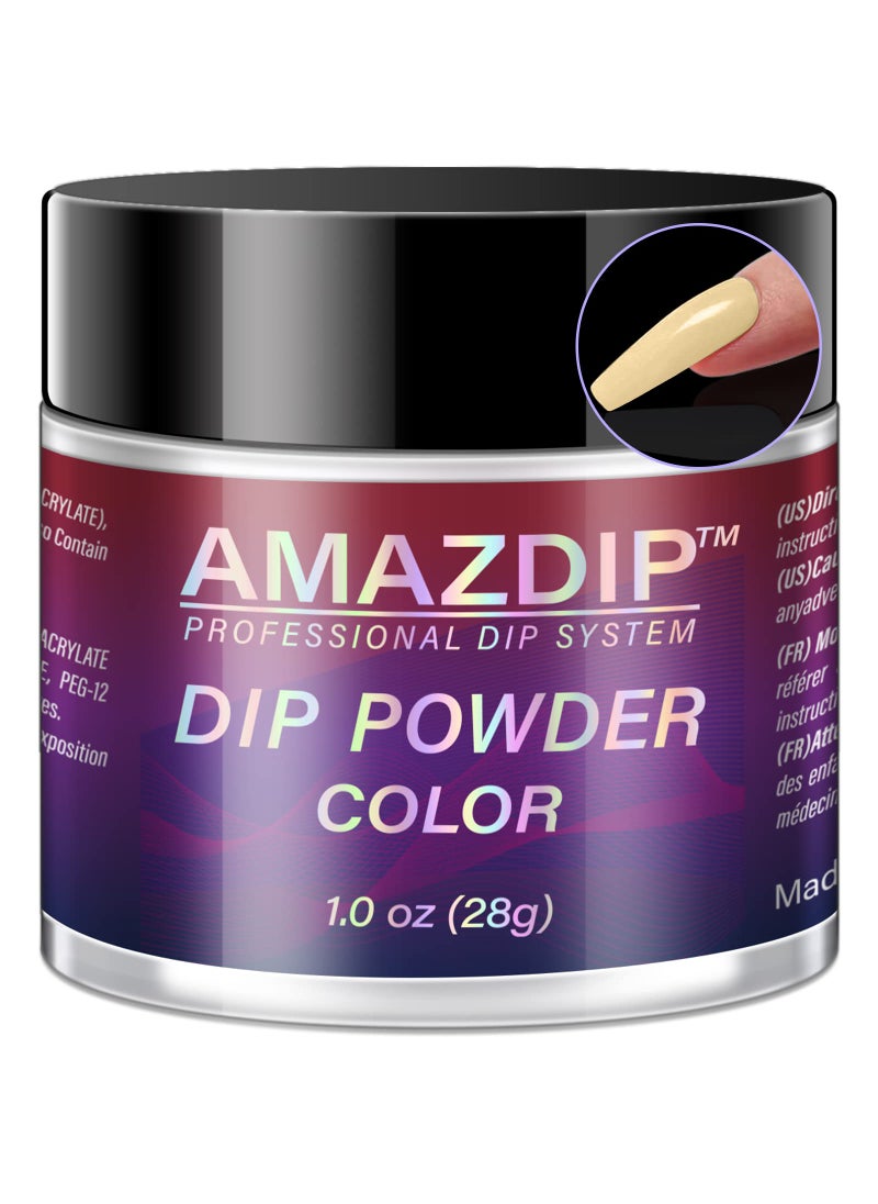 Cover Peach Nail Dip Powder 1oz AMAZDIP Pro Dipping Nail System for SalonHome D1016