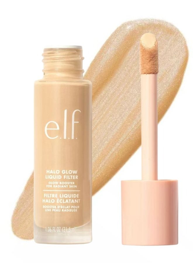 e.l.f. Halo Glow Liquid Filter Complexion Booster – Shade 0.5 Fair, 31.5ml | Illuminating Liquid Makeup for Radiant, Soft-Focus Glow | Infused with Hyaluronic Acid | Hydrating, Vegan & Cruelty-Free