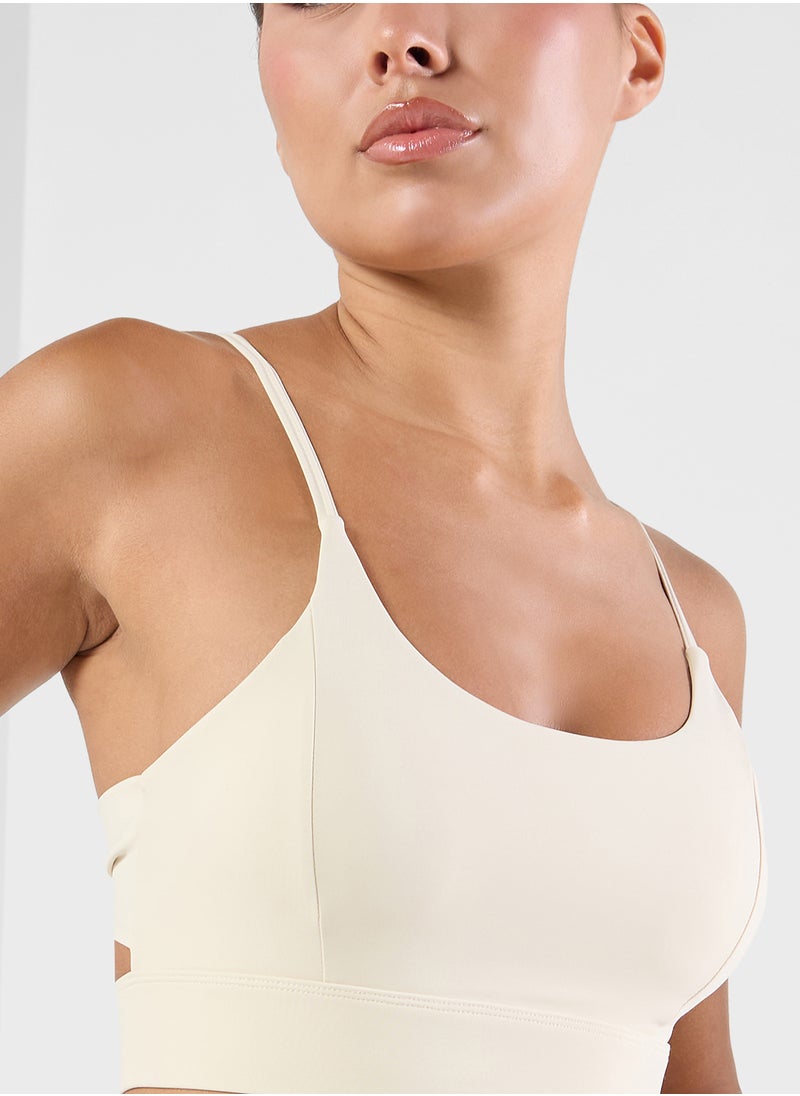 Strappy Cutout Detail Sports Bra