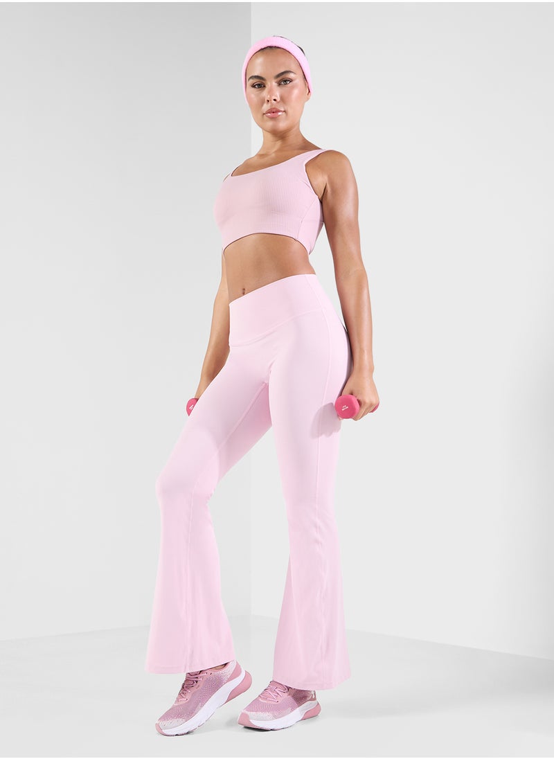 Medium Support Ribbed Sports Bra