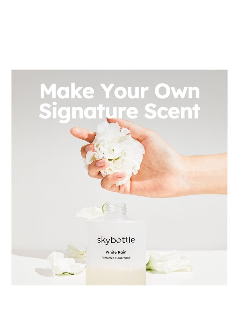 skybottle Liquid Hand Soap with Dispenser for Kitchen and Bathroom, Nourishing for Dry Skin, Hand Ritual, Luxury Hand Wash Perfumed with Bergamot, White Rose Scent, Christmas Gift, 10.1 Fl. Oz