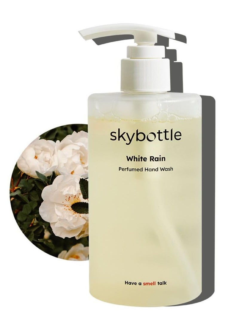 skybottle Liquid Hand Soap with Dispenser for Kitchen and Bathroom, Nourishing for Dry Skin, Hand Ritual, Luxury Hand Wash Perfumed with Bergamot, White Rose Scent, Christmas Gift, 10.1 Fl. Oz