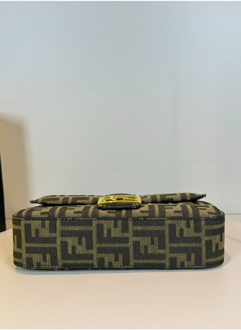 Baguette Leather Shoulder Bag