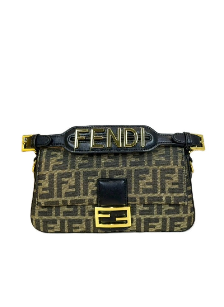 Baguette Leather Shoulder Bag