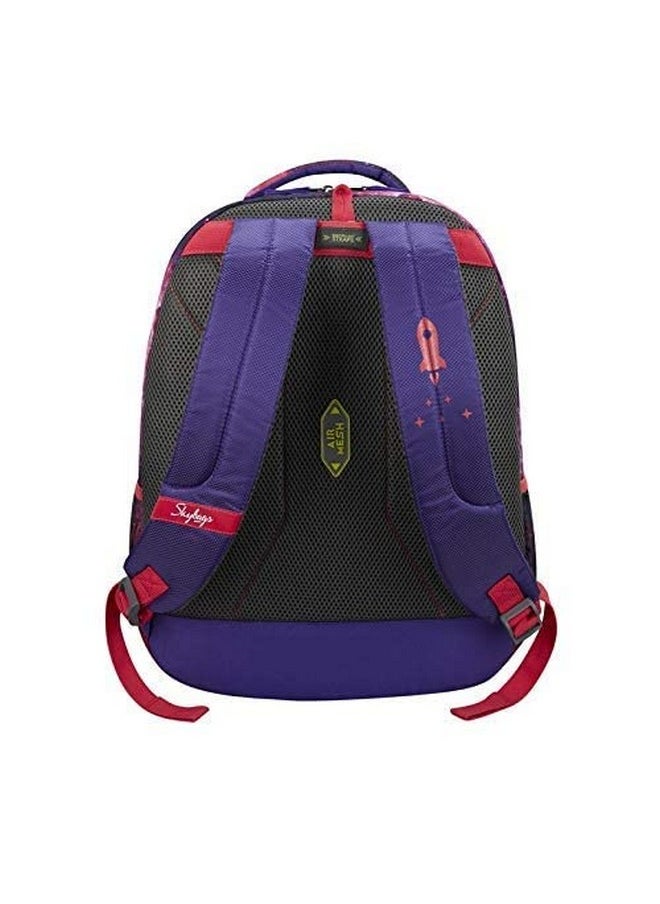 Skybags ASTRO SPACE THEME PINK SCHOOL BACKPACK 32L