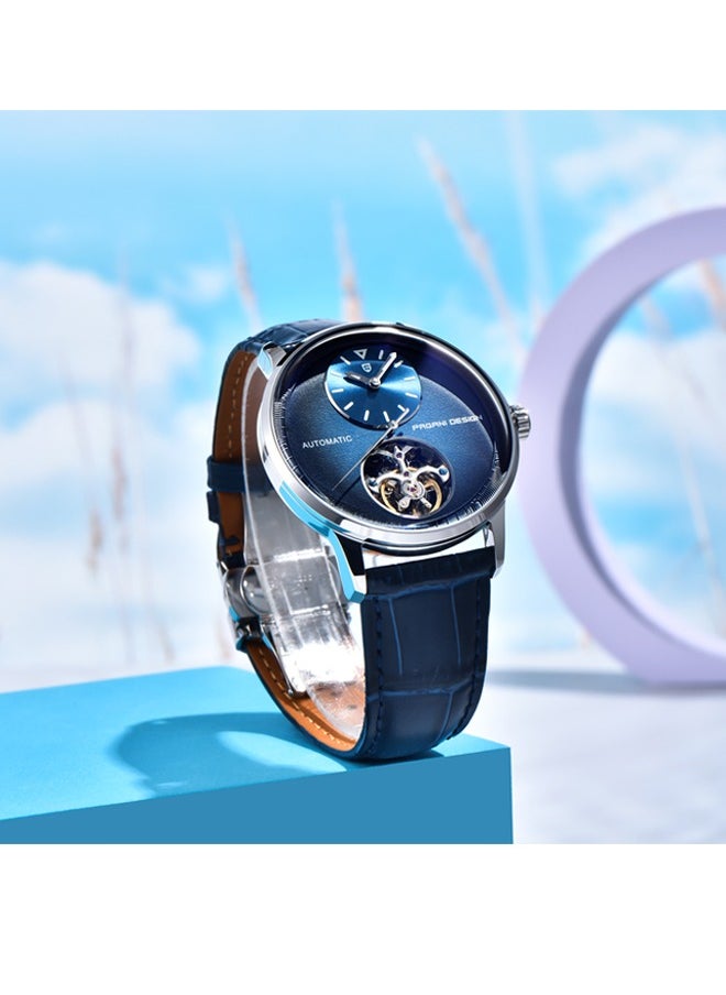 Business Men's High-End Atmospheric Watches, Fashionable And Simple Men's Watches, Chronograph Quartz Movement Watches, Leather Straps, Waterproof Watches