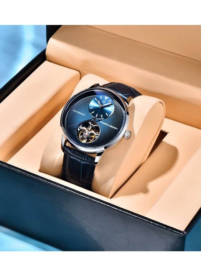 Business Men's High-End Atmospheric Watches, Fashionable And Simple Men's Watches, Chronograph Quartz Movement Watches, Leather Straps, Waterproof Watches