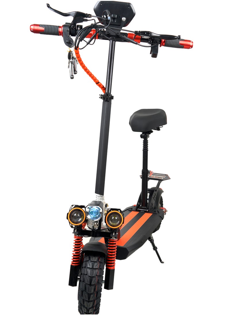 Sky E10 Pro (Plus) Electric Scooter – Powerful Motor, Excellent Speed, 35-40Km Range With A 48V13Ah Battery, Big Digital Display, Bluetooth, 10