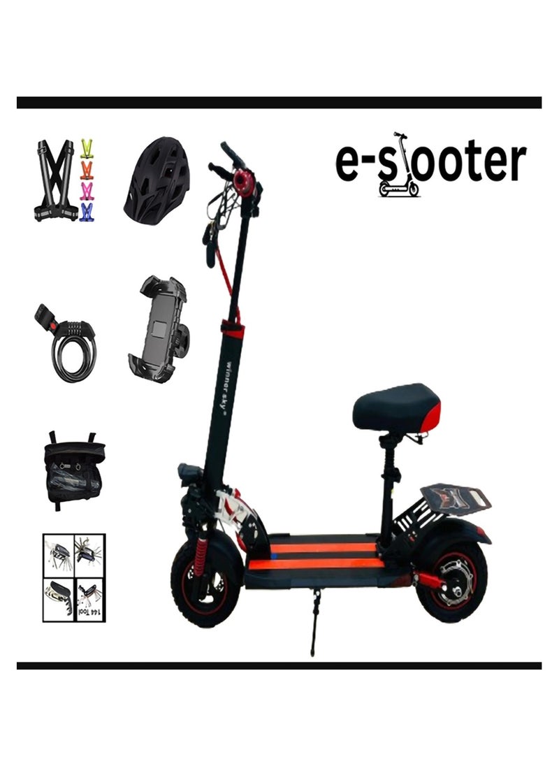 Winner Sky E10 Pro (PLUS) Electric Scooter – Powerful Motor, Excellent Speed, 35-40km Range with a 48V13AH battery, Big Digital Display, Bluetooth, 10