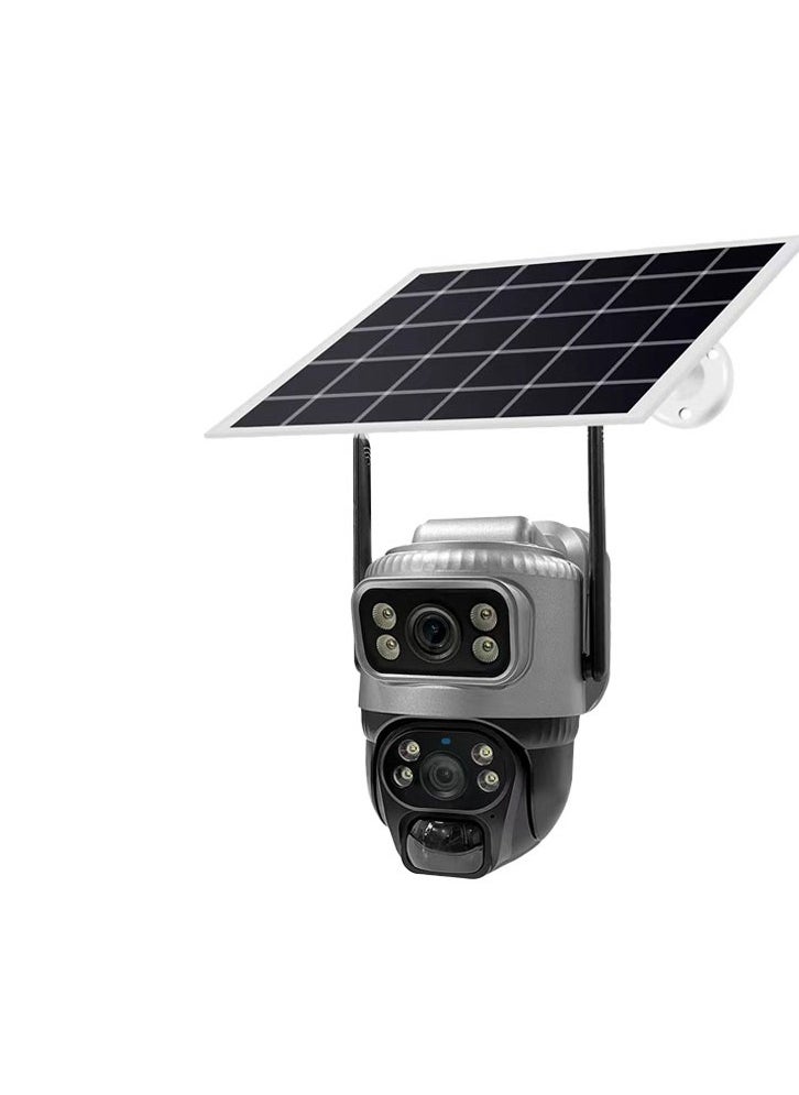 Solar monitoring camera mobile phone remote wireless network home outdoor night vision with WiFi security camera