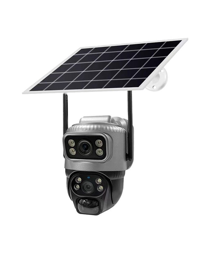 4G Security Camera 3MP Solar Monitoring Camera Mobile Remote Wireless Network Home Outdoor Night Vision