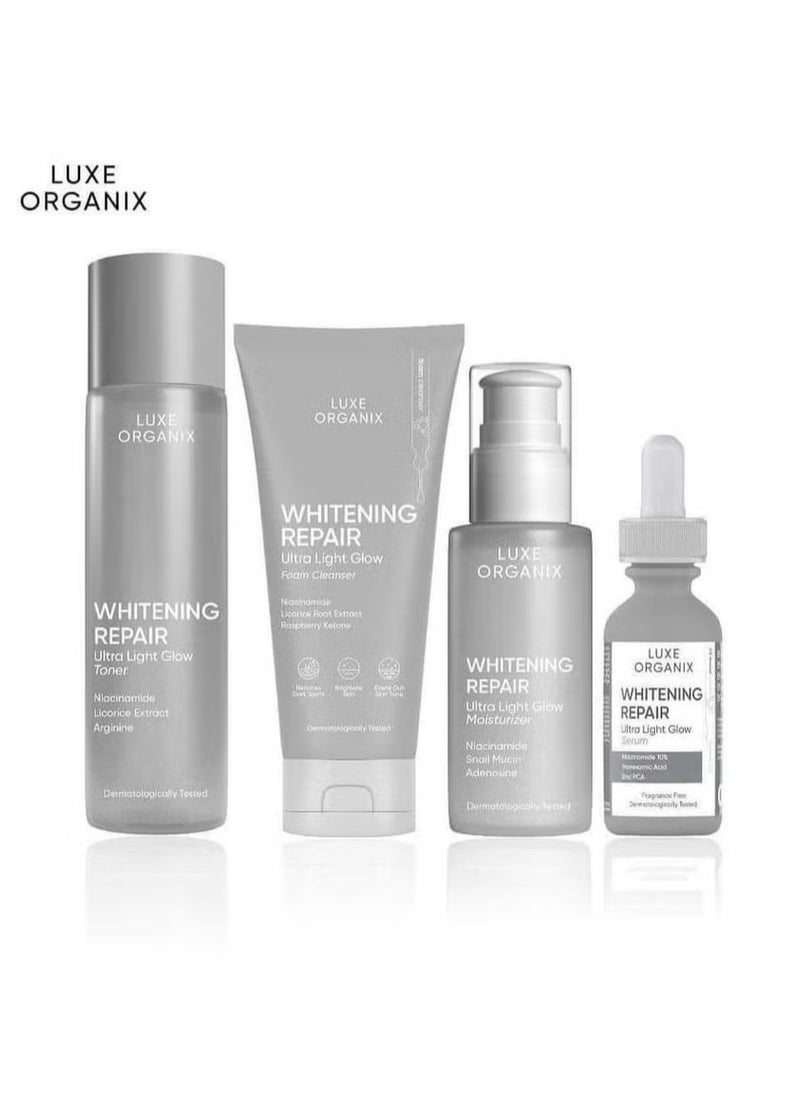 Luxe Organix Whitening Repair Cleanser / Toner / Moisturizer / Serum