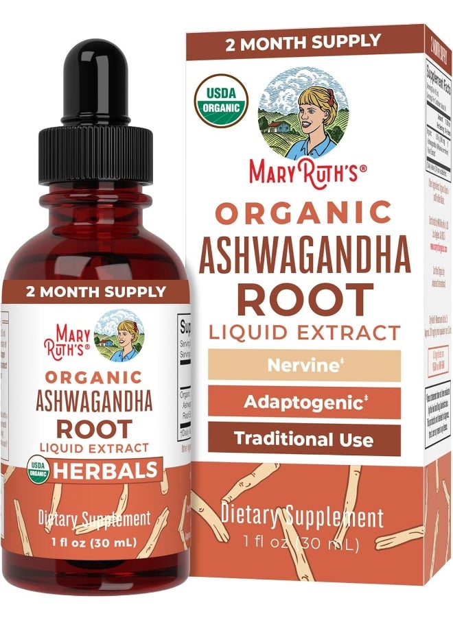 MaryRuth Organics Ashwagandha Root Liquid Drops