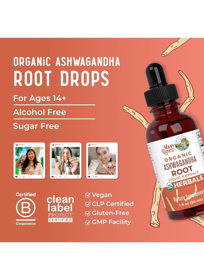 MaryRuth Organics Ashwagandha Root Liquid Drops