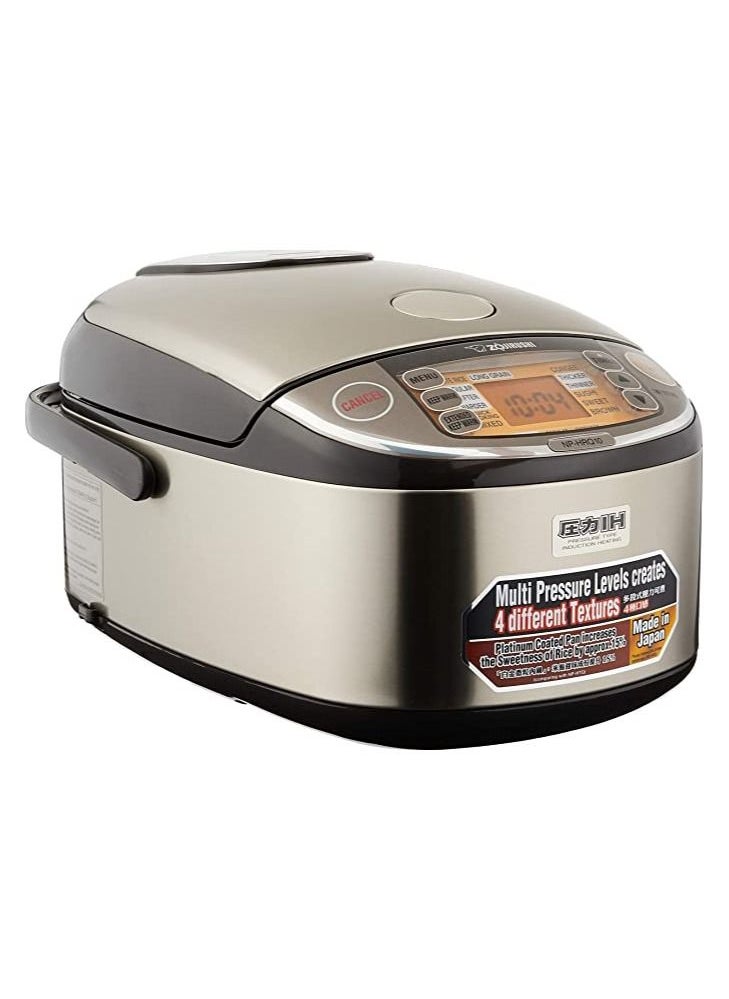 Electronic Rice cooker/ warmer 1.0 ltr Stainless brown