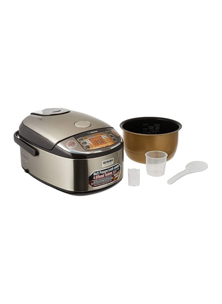 Electronic Rice cooker/ warmer 1.0 ltr Stainless brown