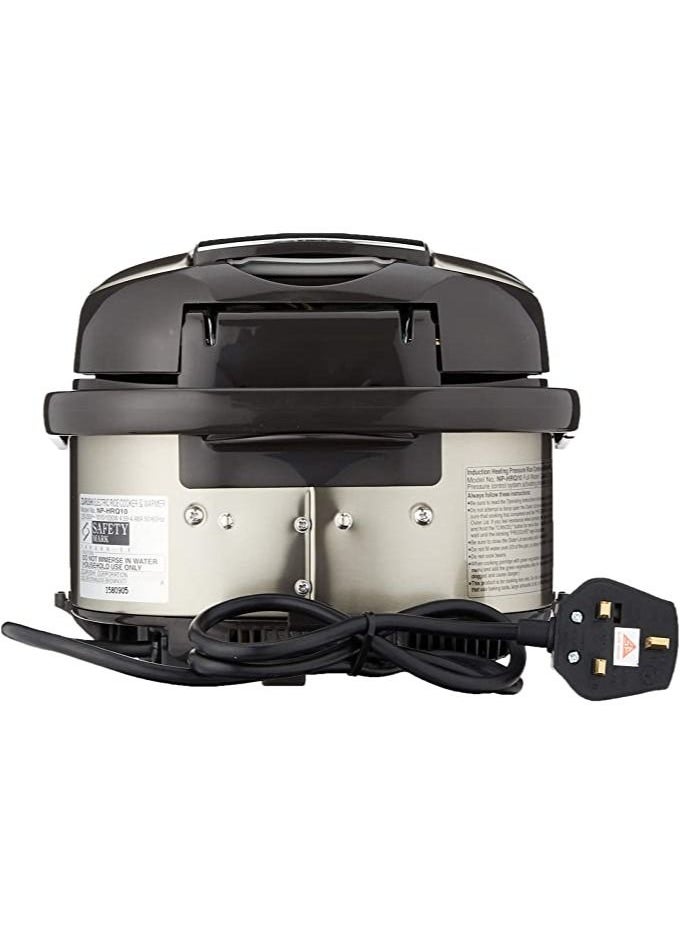 Electronic Rice cooker/ warmer 1.0 ltr Stainless brown