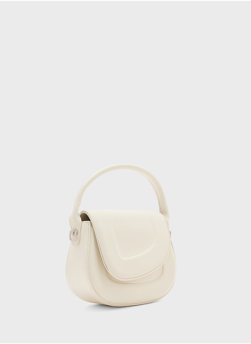 Curved Shape Satchel Bag