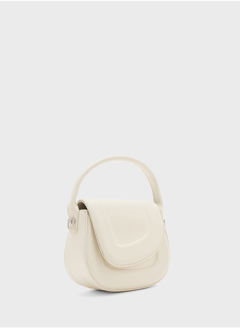 Curved Shape Satchel Bag