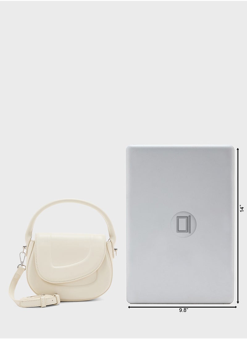 Curved Shape Satchel Bag