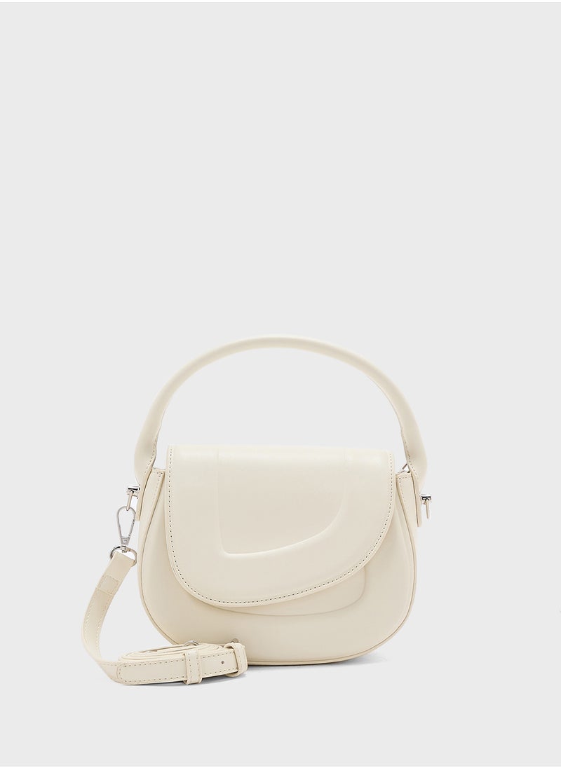 Curved Shape Satchel Bag