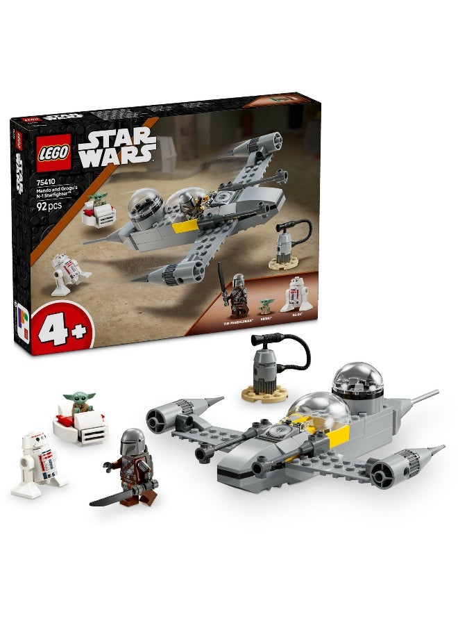 LEGO Star Wars Mando & Grogu’s N-1 Starfighter 75410 Building Set (92 Pieces)