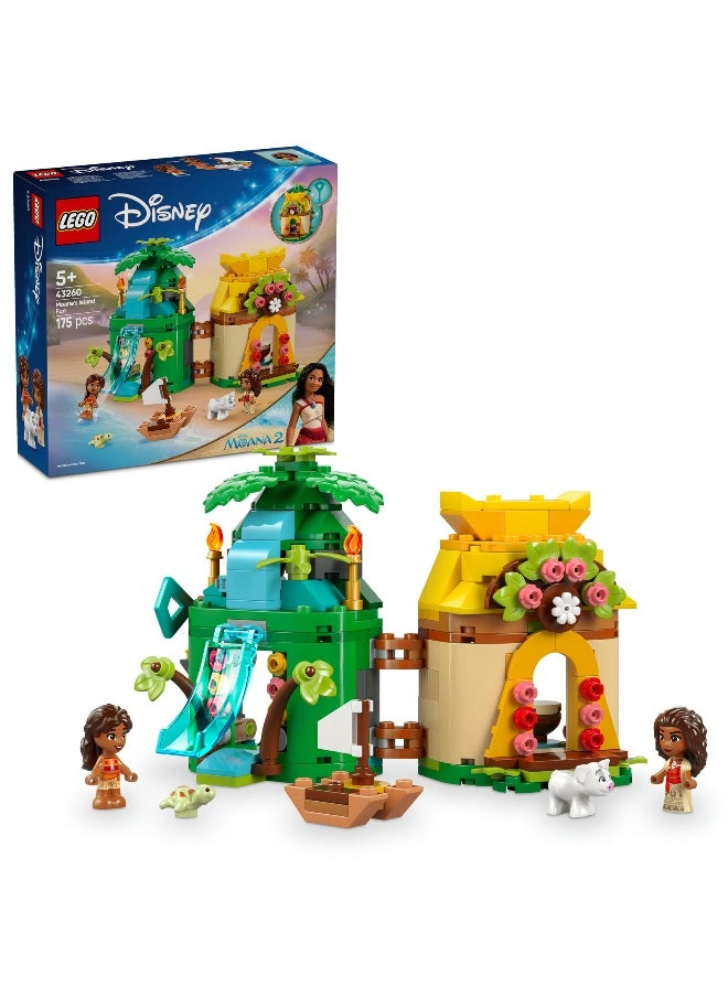 LEGO Disney Moana’s Island Fun 43260 Building Set (175 Pieces)