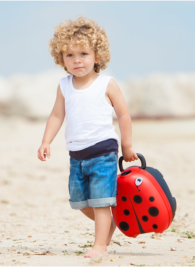 Portable, Leak-Proof Kids Potty With Secure Lock And Comfy Seat – Black/Red Design