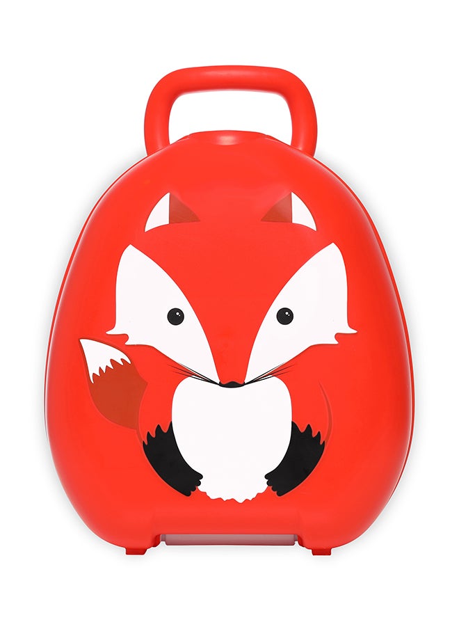 Portable, Leak-Proof Kids Potty With Secure Lock And Comfy Seat – Adorable Fox Design