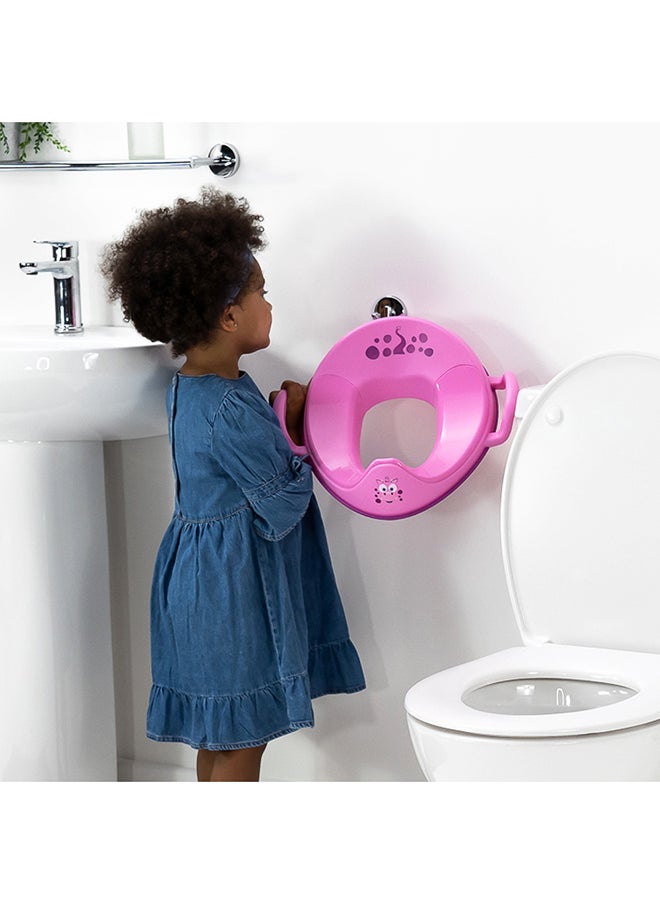 My Little Trainer Seat - Pink Dragon Enchanting Toilet Training Seat For Kids – Fun, Secure And Portable