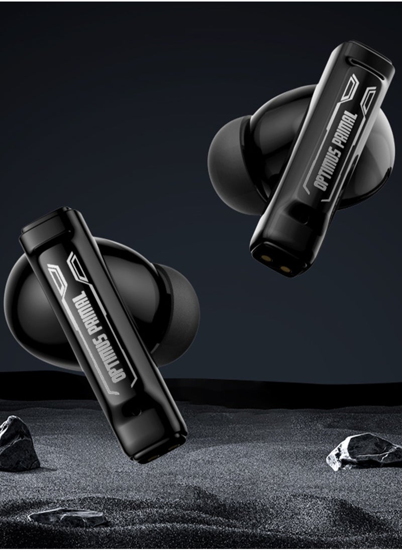 TF-T01 Wireless Earbuds, Up to 5 Hours Playtime, In-Ear Design for Reduced External Noise, Touch Controls, Compatible with Bluetooth Devices – Grey