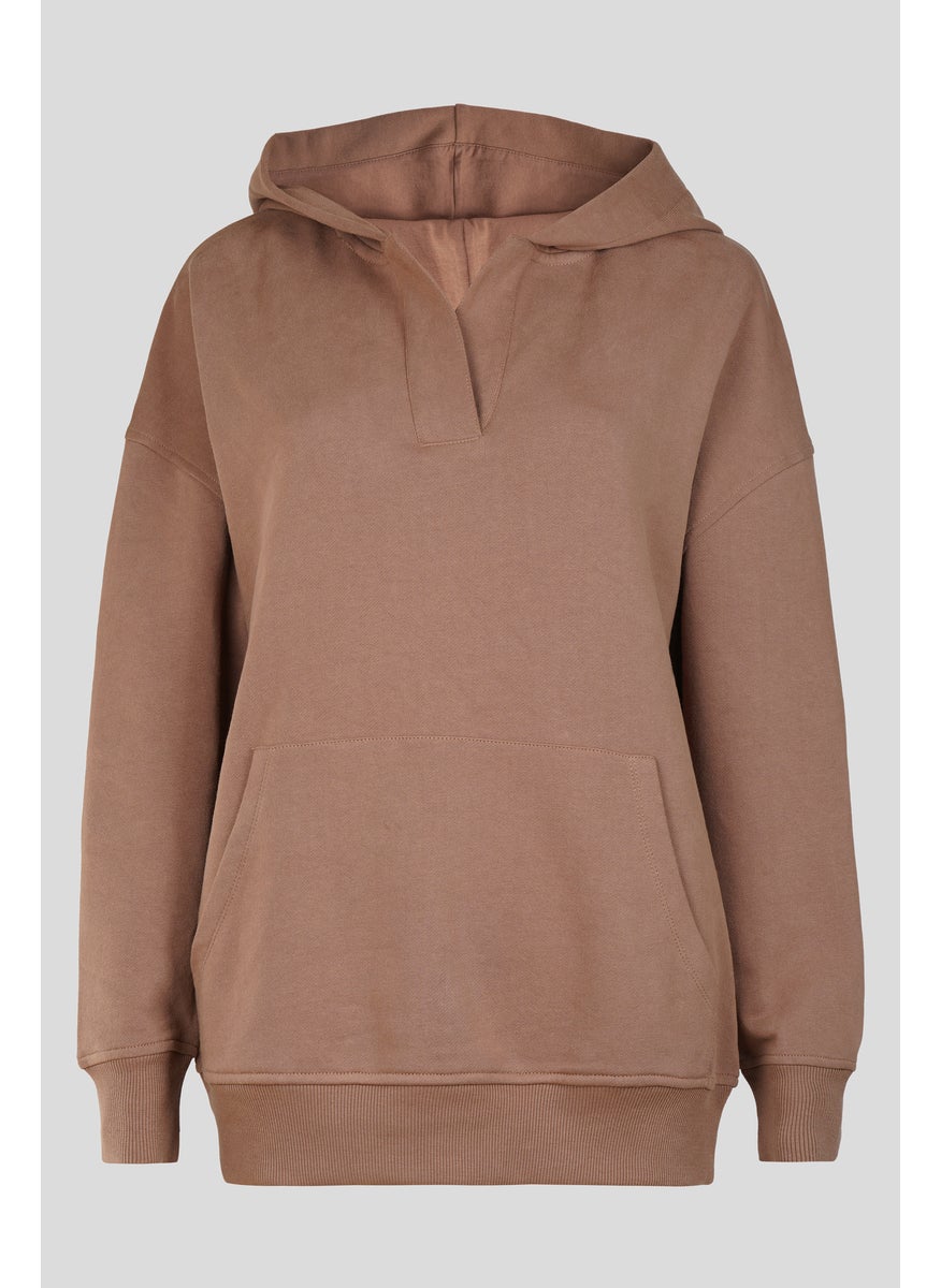 Mocha Oversized Hoodie