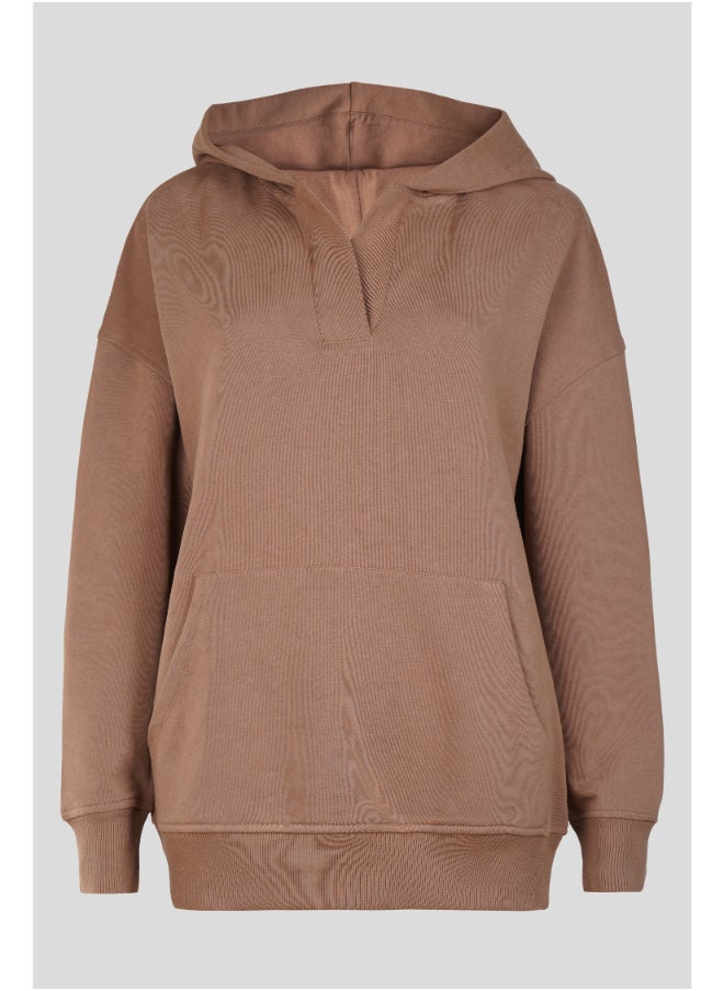 Mocha Oversized Hoodie