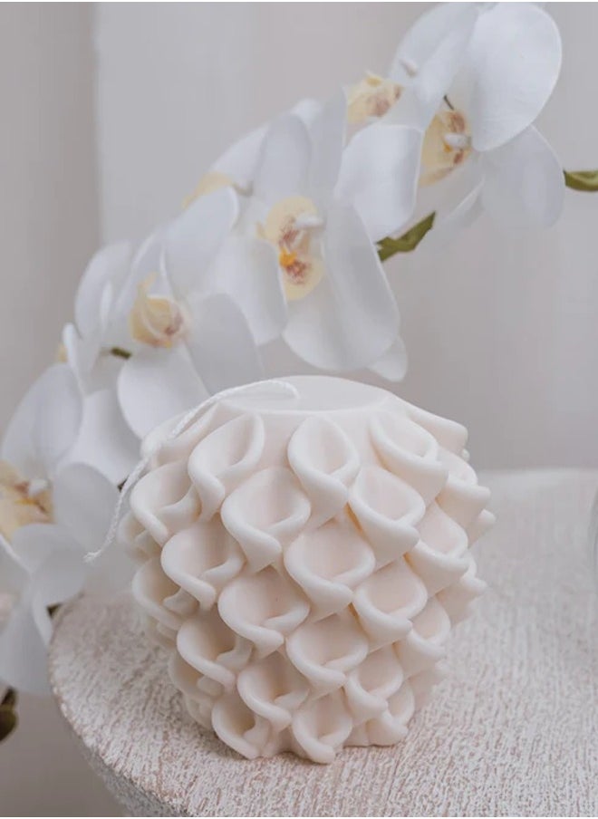 Calla Flower Sculptural Candle