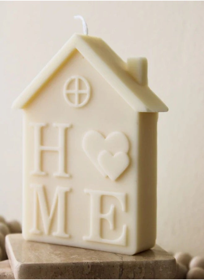 Home Sculptural Candle – Letter Block Decorative Candle for Home Styling