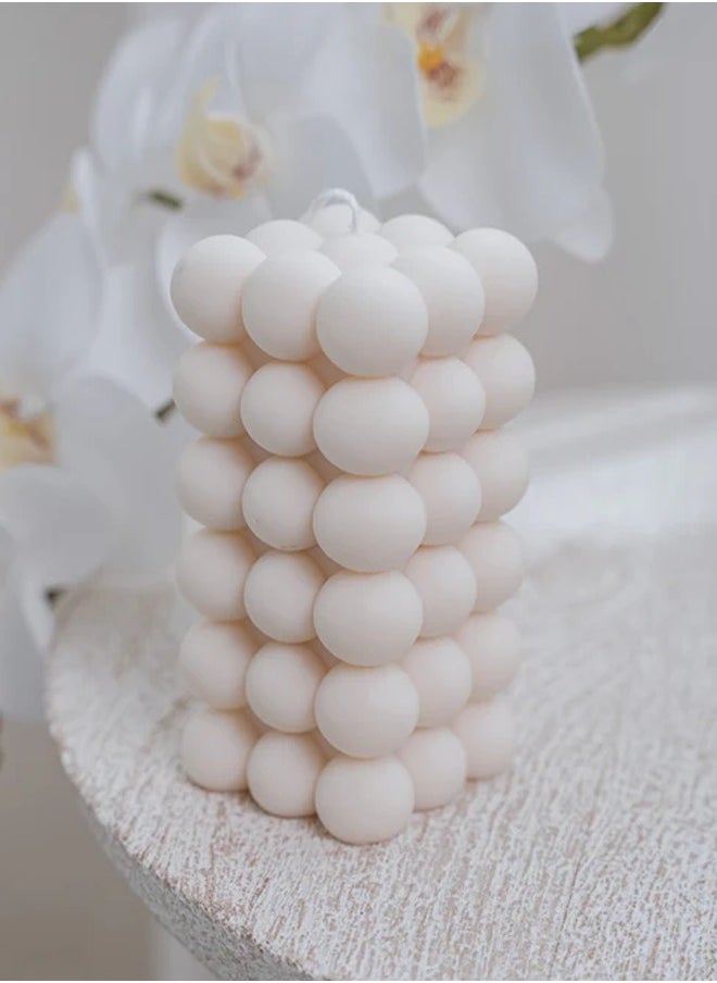 Rex Sculptural Candle – Circular Shaped Wax Candle