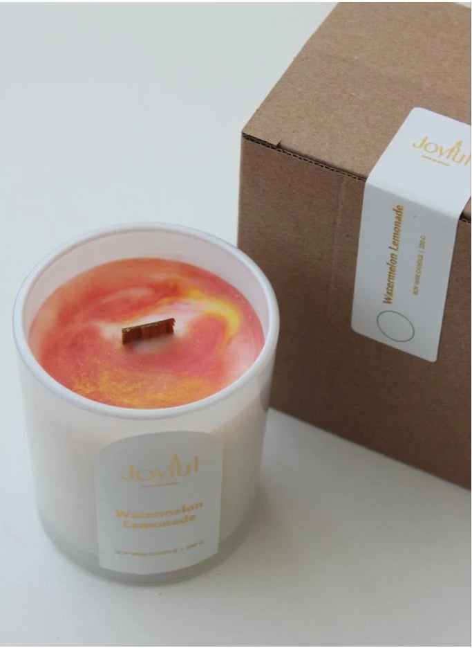 Watermelon Lemonade Candle Jar – Fruity Candle Jar