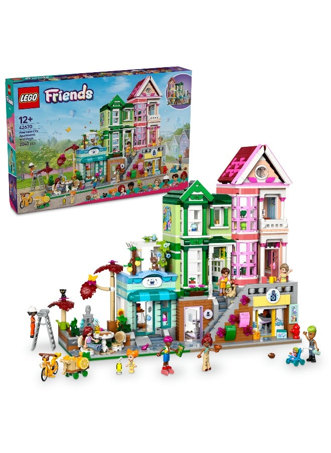 LEGO Friends Heartlake City Apartments & Stores 42670 Building Set (2040 Pieces)