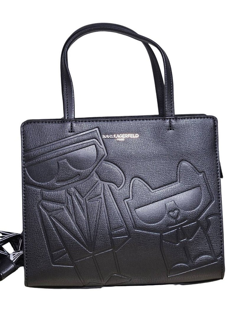 Karl Lagerfeld Maybelle Leather Satchel