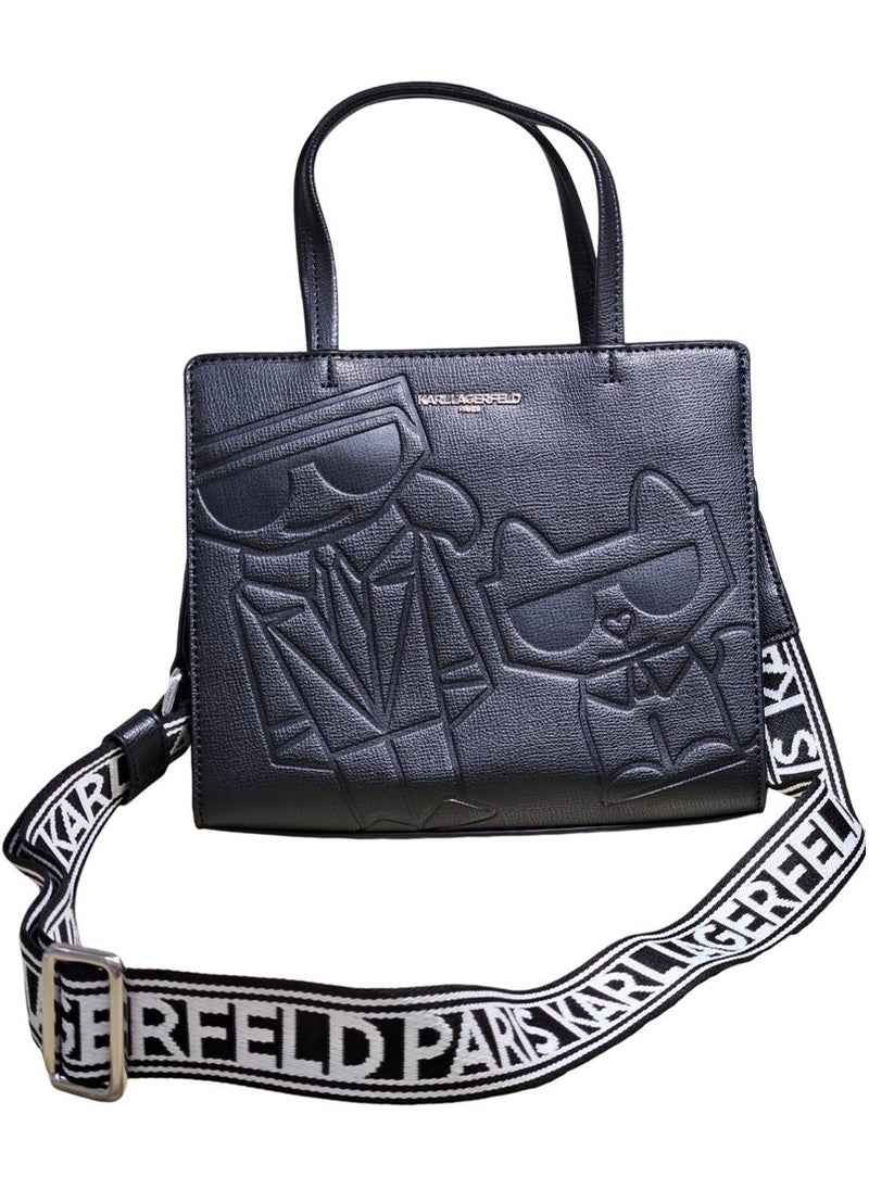 Karl Lagerfeld Maybelle Leather Satchel