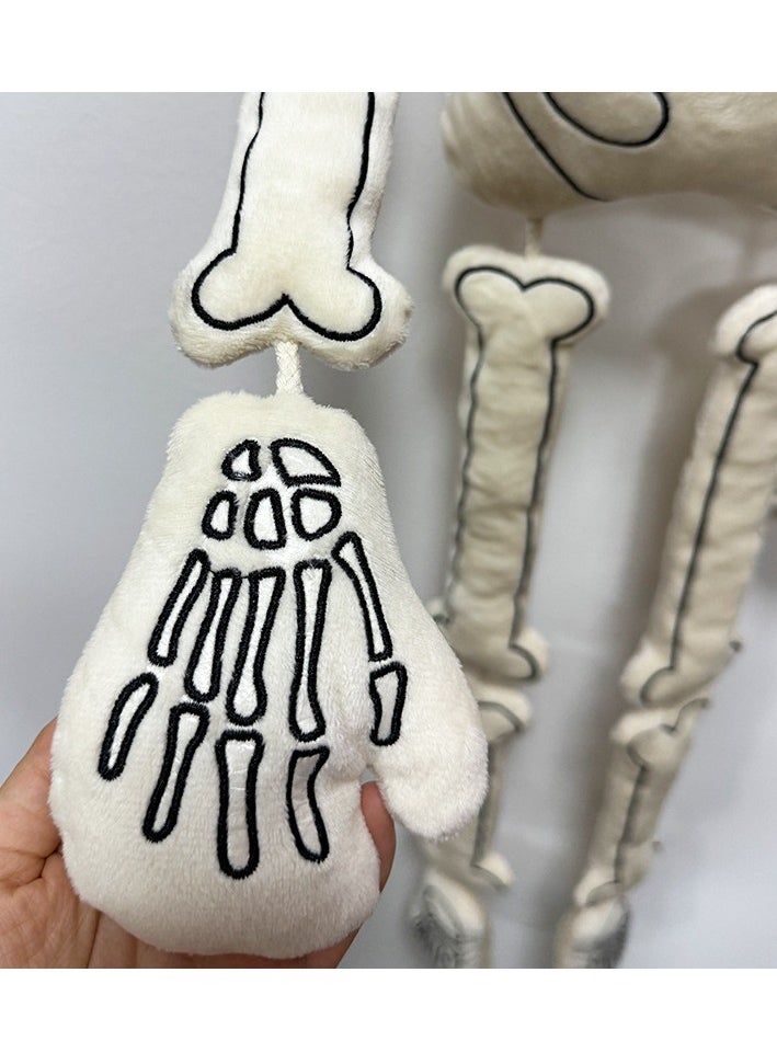 Cute Skeleton White Bone Structure Design Stuffed Toy Stuffed Doll