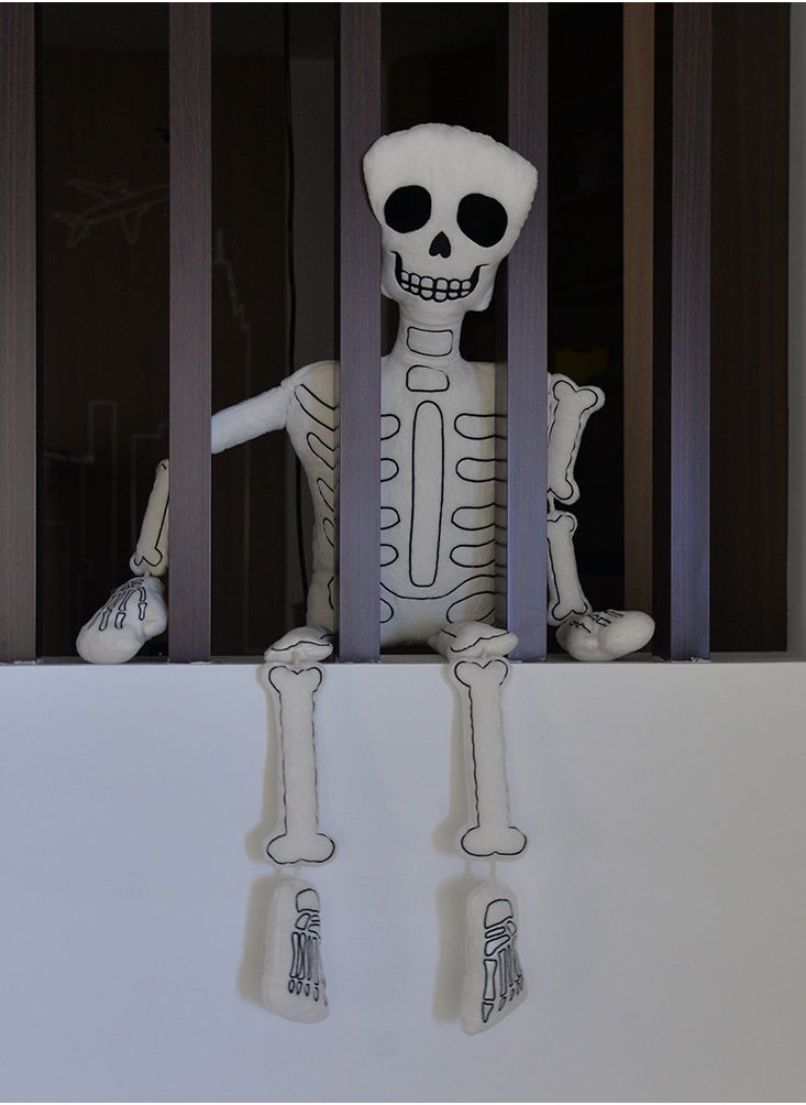 Cute Skeleton White Bone Structure Design Stuffed Toy Stuffed Doll