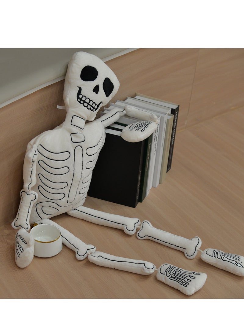 Cute Skeleton White Bone Structure Design Stuffed Toy Stuffed Doll