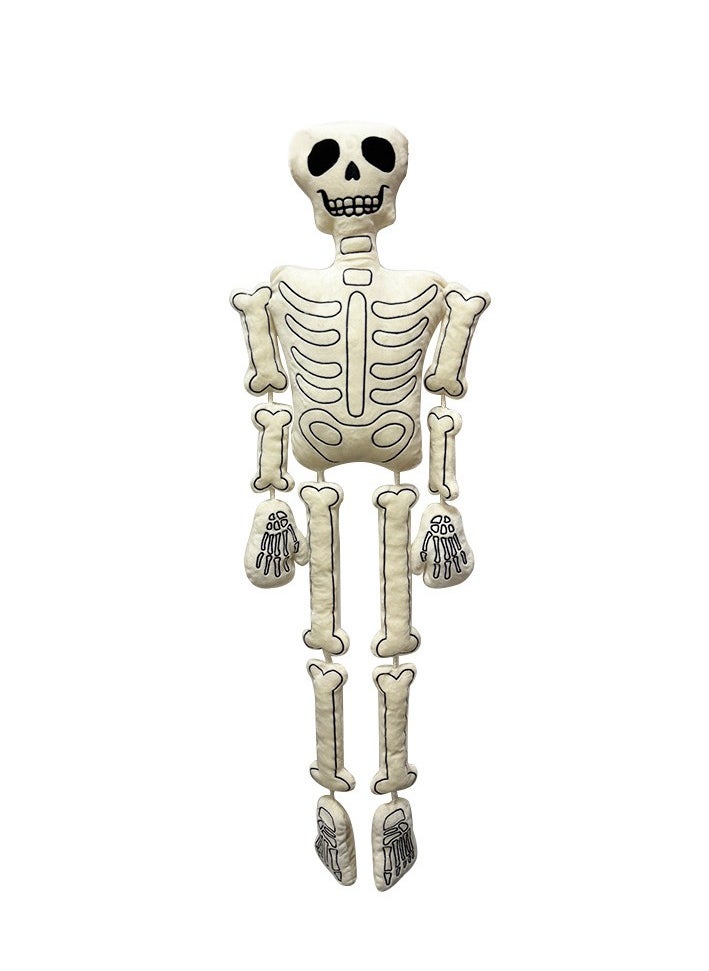 Cute Skeleton White Bone Structure Design Stuffed Toy Stuffed Doll