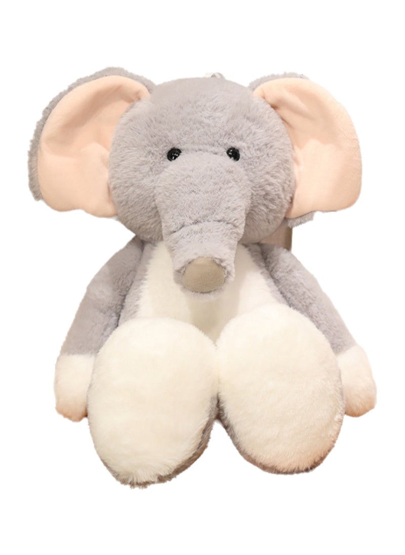 35 CM Cute Cartoon Elephant Plush Toy Soft Stuffed Animal Doll For Girls And Boys All Ages Gift