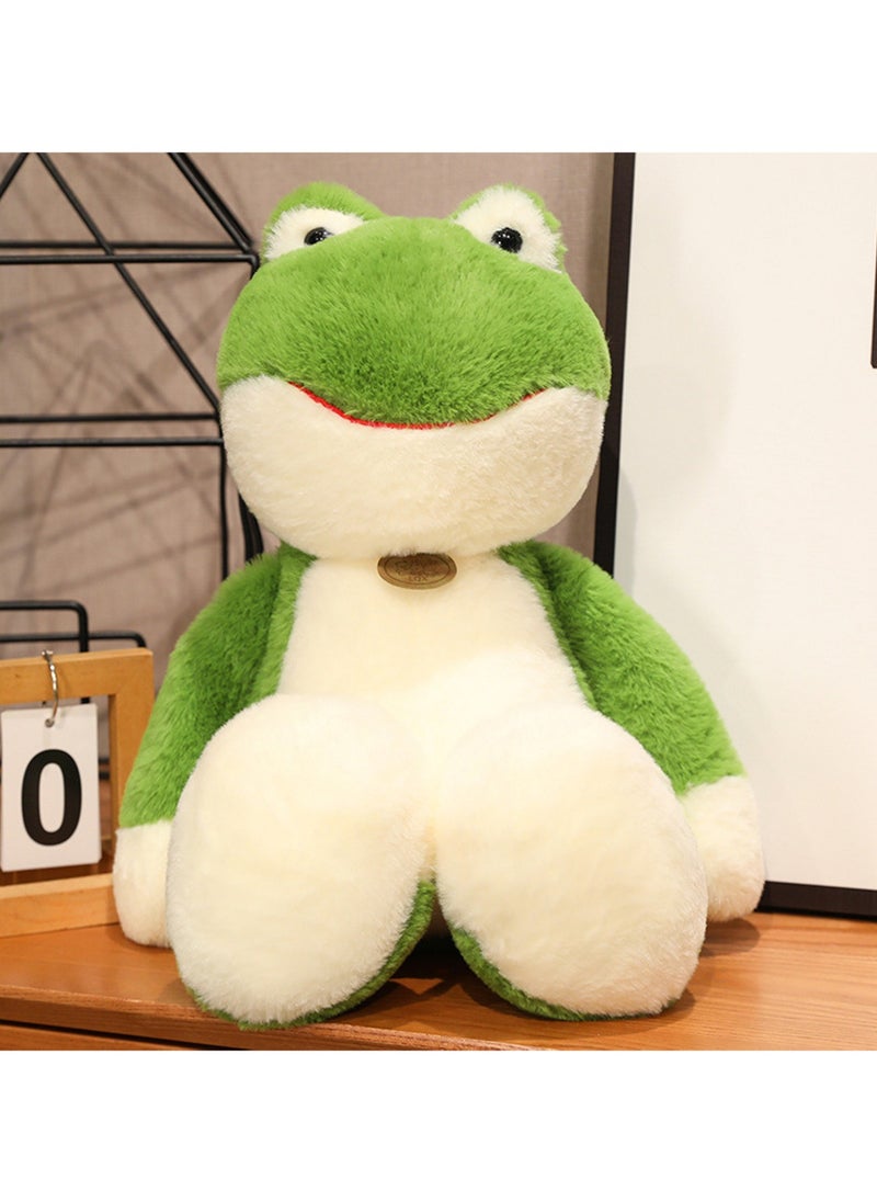 35 CM Cute Cartoon Frog Plush Toy Soft Stuffed Animal Doll For Girls And Boys All Ages Gift