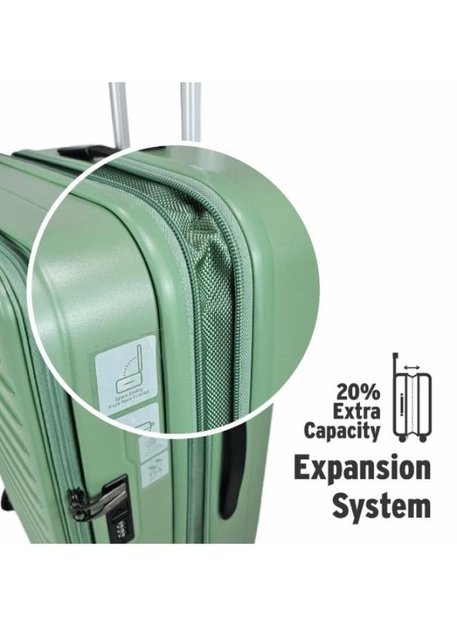 Set of Expandable Luggage TSA Approved Luggage Versatile 20/24/28 Inch Checked Luggage with Front Open Pocket