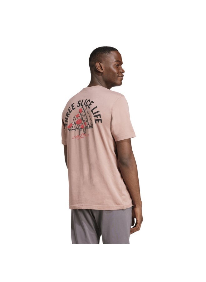 adidas lounge pizza men graphic t-shirt
